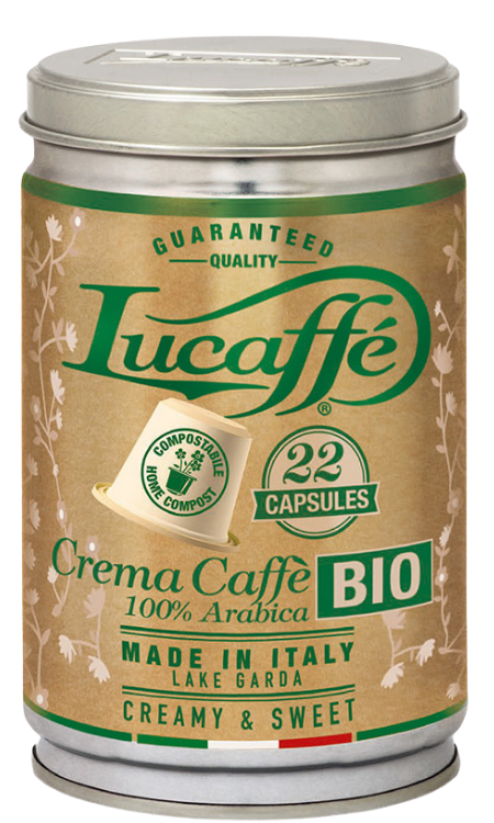 Lucaffè Crema Caffè Organic Nespresso®*-compatible capsules