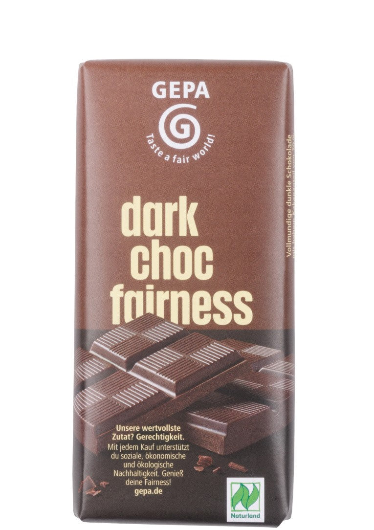 GEPA Organic Dark Chocolate 70% Cocoa – Fair Trade