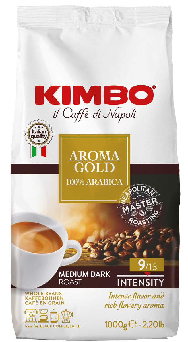 Kimbo Espresso Gold 1000g beans