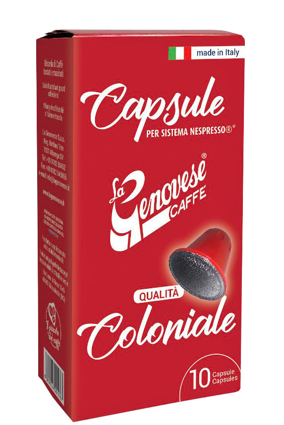 La Genovese COLONIALE Nespresso®* compatible capsules