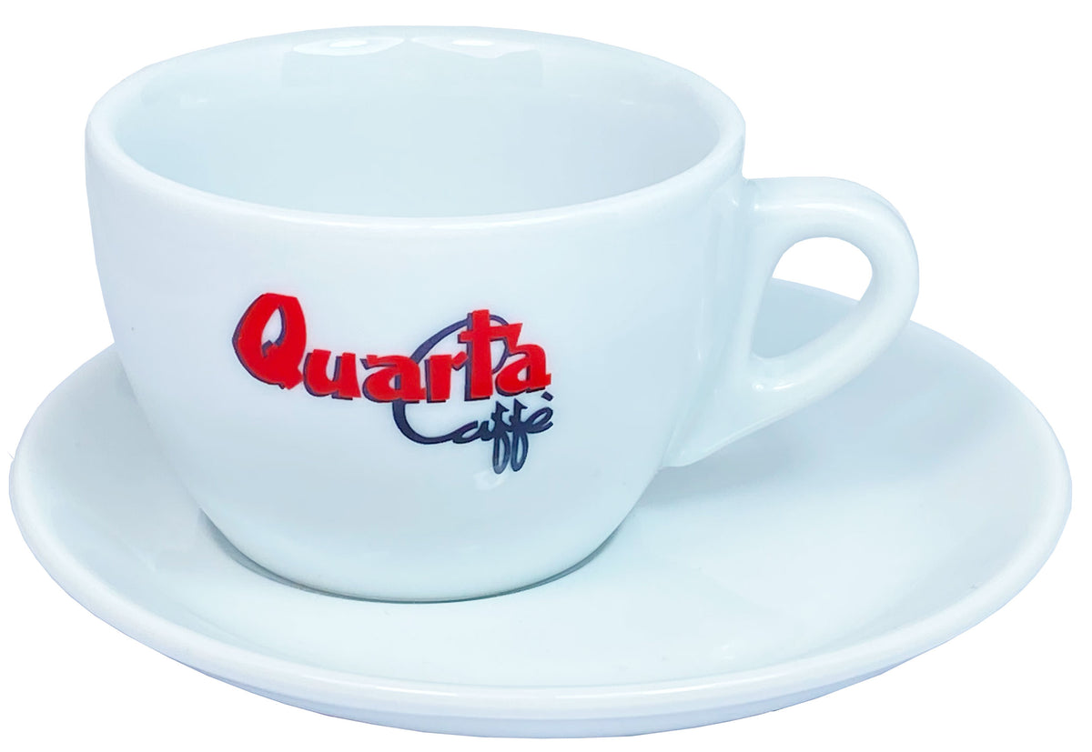 Quarta Caffè | Cappuccinotasse in Weiß