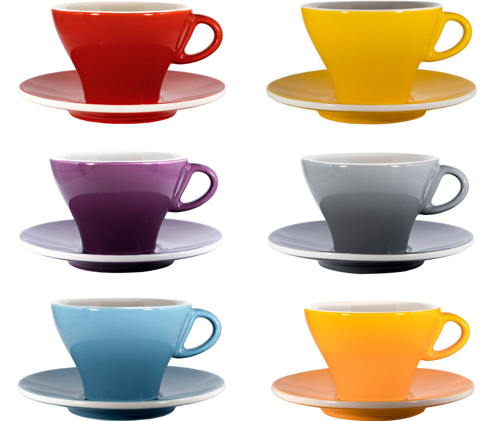 Set of coloured coffee cups - 6 pieces - Club House