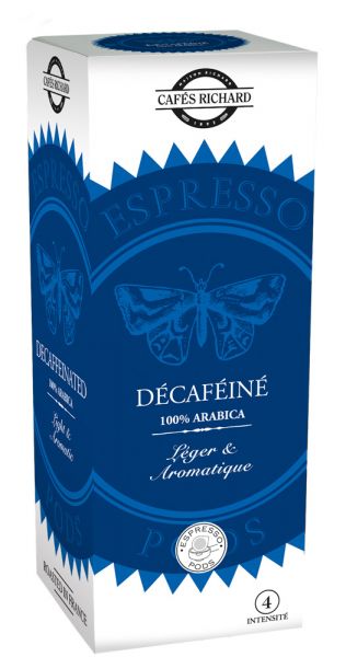 ESE Pods Cafés Richard Decaffeinated