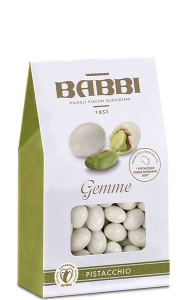 Gemme - Pistachios covered in white chocolate - Babbi
