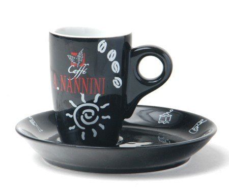 Nannini Espressocup asymmetric black